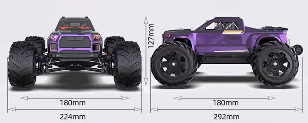 UDIRC UD1610S RC CAR SIZE