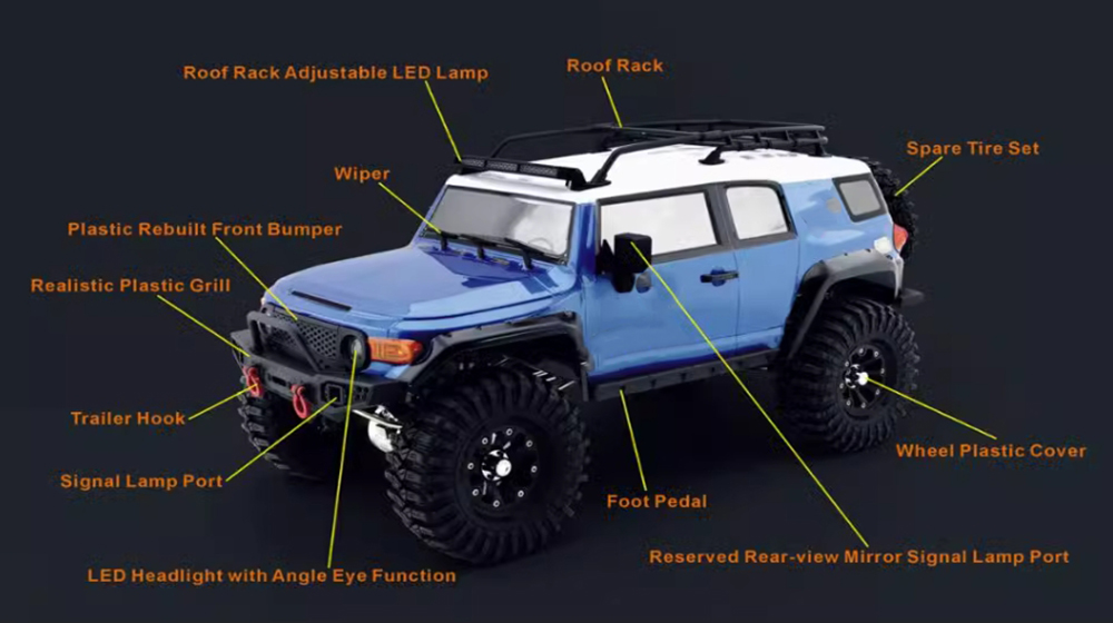 RGT EX86120 1/10 4WD RC CAR PARTS-1