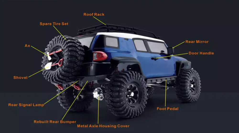 RGT EX86120 1/10 4WD RC CAR PARTS-2