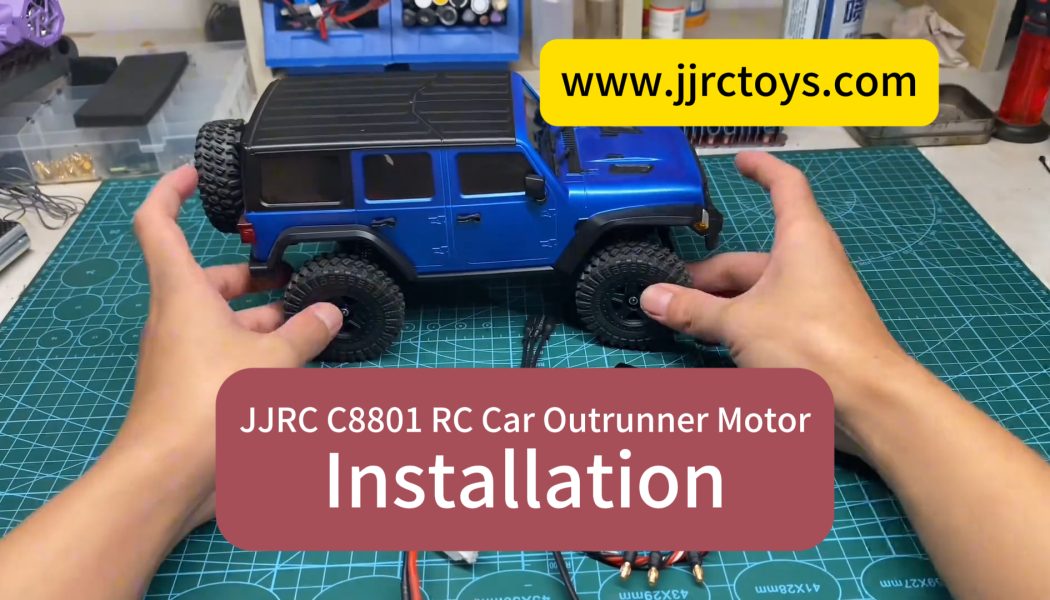 JJRC C8801 RC Car Outrunner Motor Installation