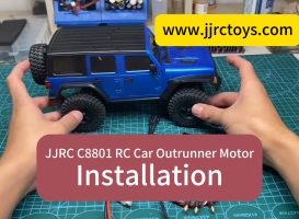 JJRC C8801 RC Car Outrunner Motor Installation