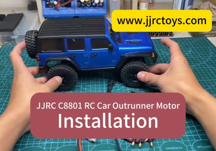 JJRC C8801 RC Car Outrunner Motor Installation