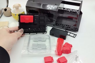 JJRC C8823 RC Crawler upgrade off-road luggage compartment